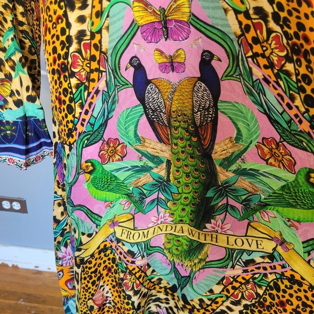 Camilla The Jungle Book Long Dress With Bell Sleeve, BNWT, Size M - Picture 3 of 12